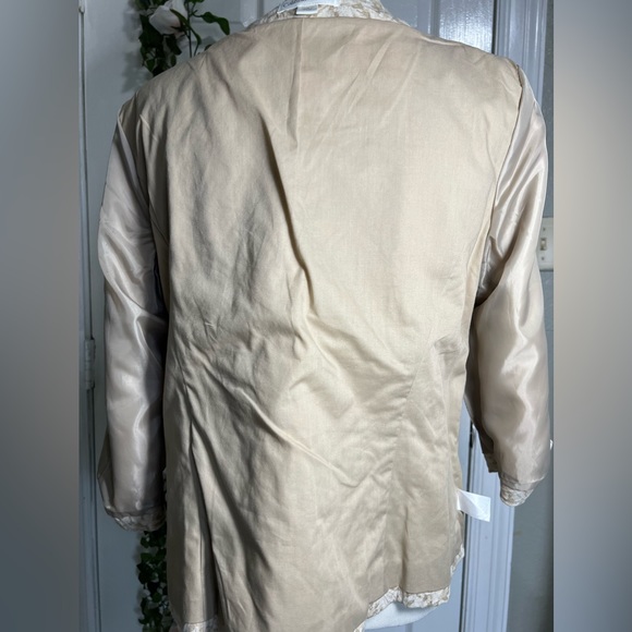 🌷NWOT Coldwater Creek 3/4 sleeve sequins and beads embellished jacket 💫 - Picture 10 of 12